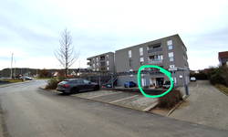 Der Gruppenraum der Angehörigengruppe befindet sich in diesem Gebäude